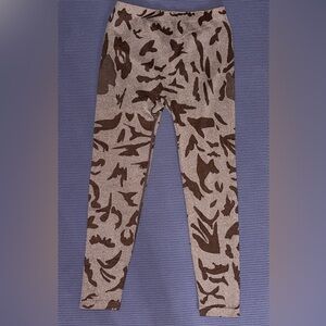 Women’s SHEIN Brown Animal Print Leggings